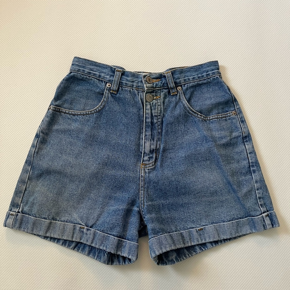 Vintage - Cuffed Jean Shorts